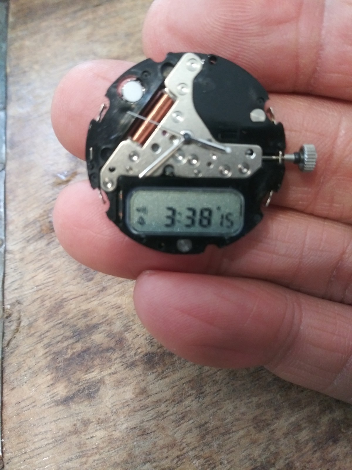 Morioka Y653 LCD Watch Movement Breitling Pluton UDT B232