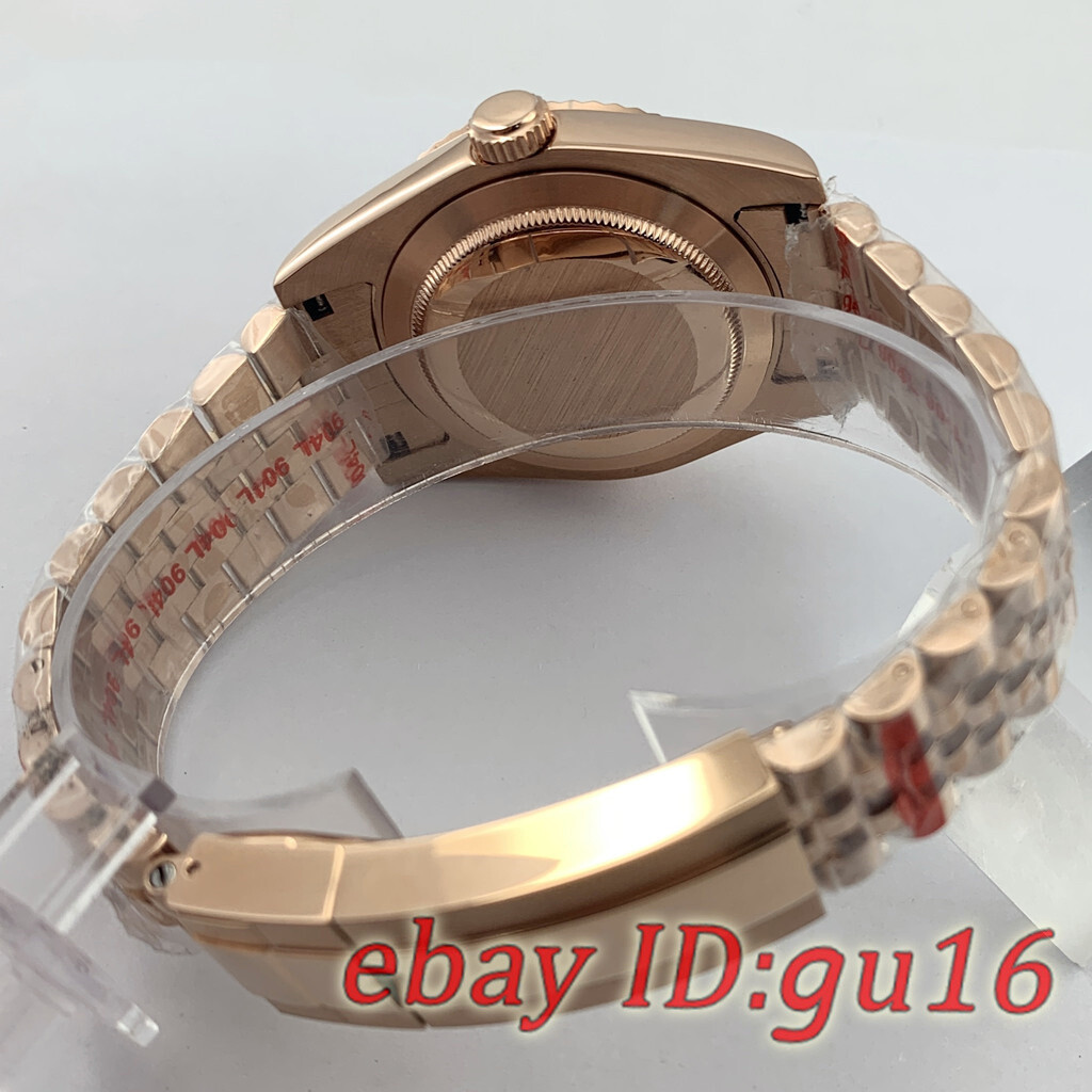 36mm/40mm NH35 NH36 ETA 2824/2836 Miyota 8215 Rose gold Jubilee strap Watch case