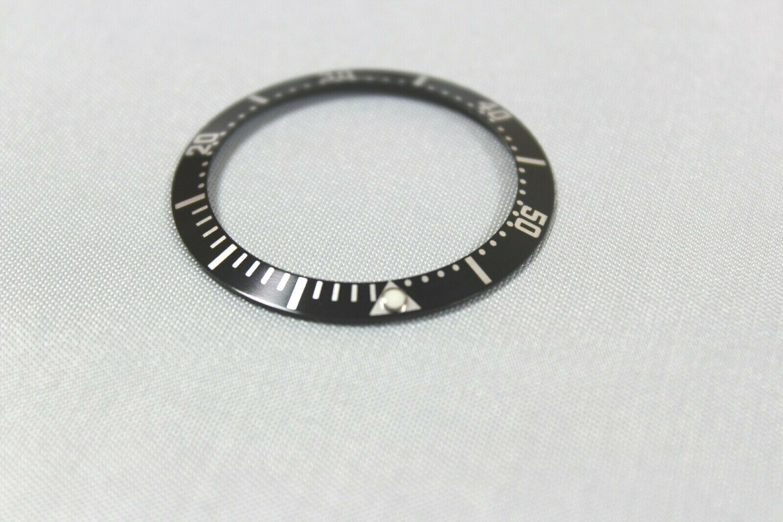Black Bezel Insert for Omega Seamaster Diameter 38.1×30.6 Case Size 41mm #SM-BLK