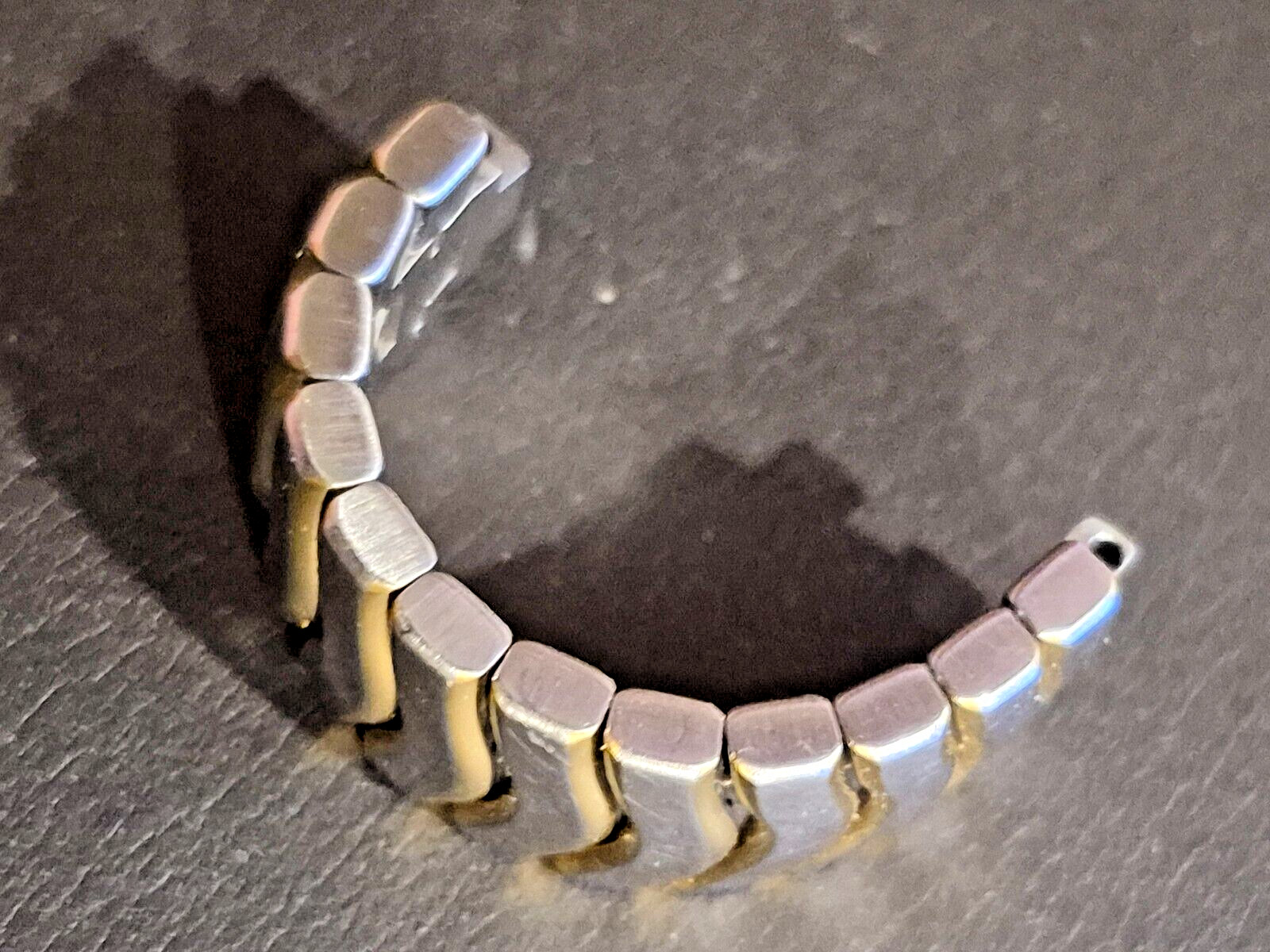 EBEL Classic Wave 12 Link Steel & Gold Segment for bands found on 13mm lug cases