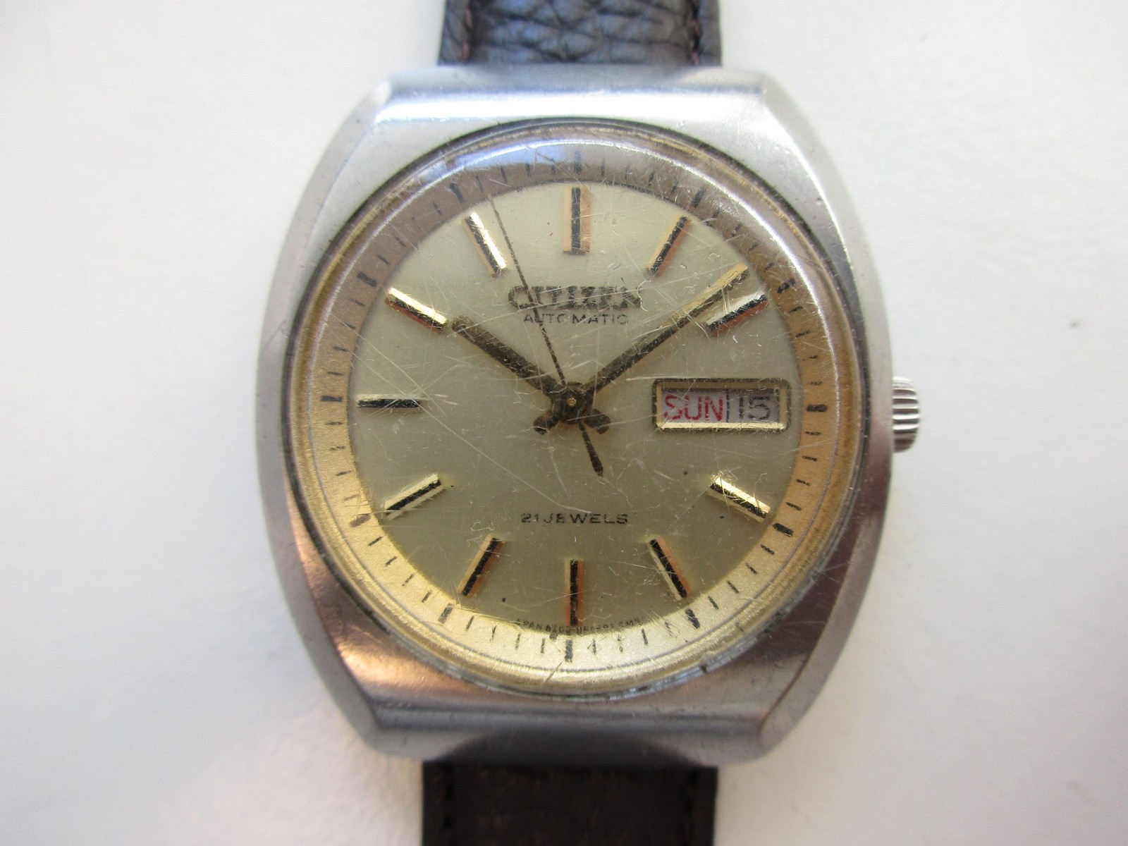 Citizen DayDate cal. 8200A Japan automatic 1970’s men’s watch – running