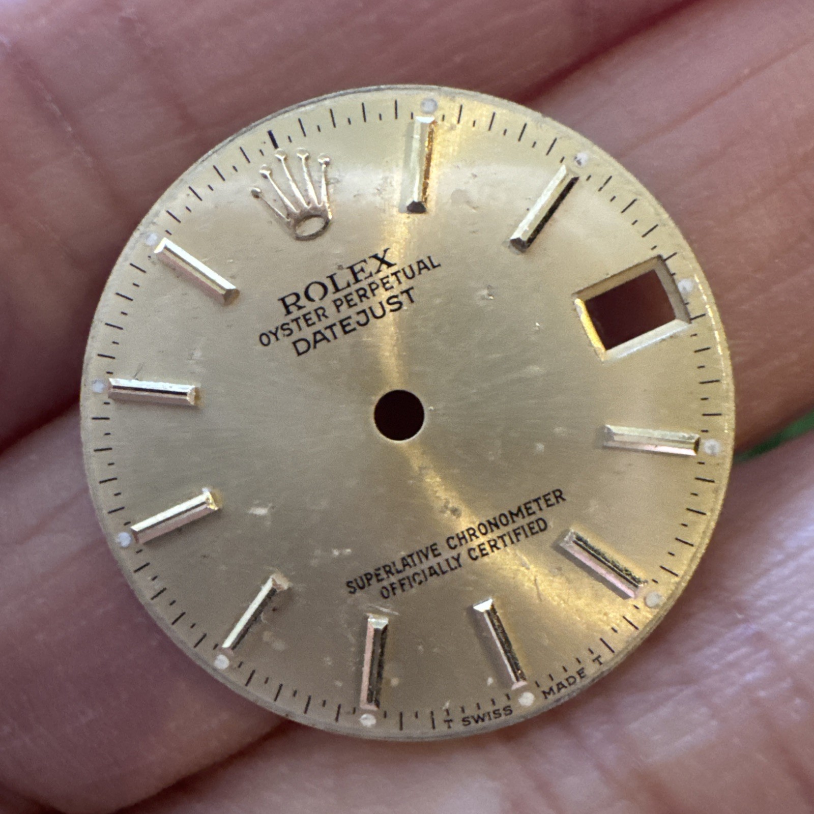 Original Rolex Ladies Champagne Datejust 68273 68278 31mm model dial (50)