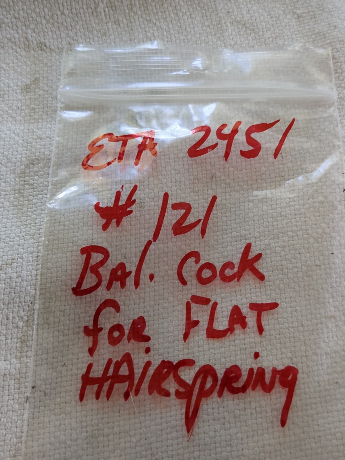 ETA 2451 Balance Cock Part #121