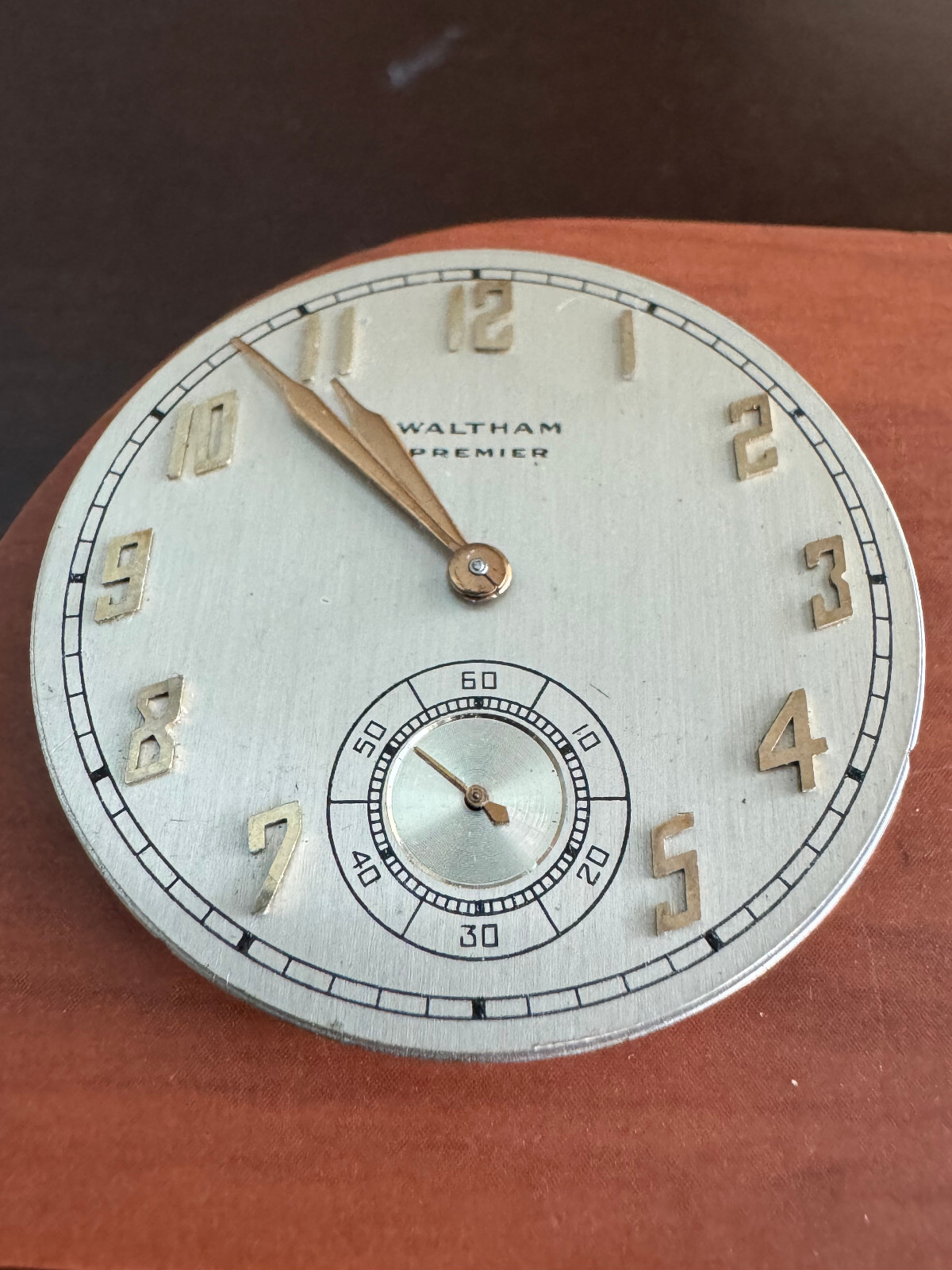VINTAGE 12 SIZE WALTHAM PREMIER CRESCENT ST. COLONIAL POCKET WATCH MOVEMENT