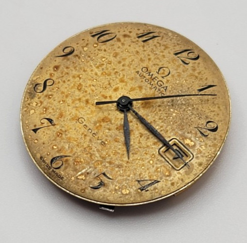 Omega Geneve CAL 565 Watch Movement and dial AS IS for parts or restoration