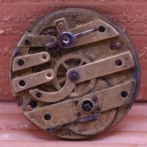 KEYWIND SWISS POCKET WATCH MOVEMENT NOT COMPLETE 31.5mm FOR REPAIR (FJ)