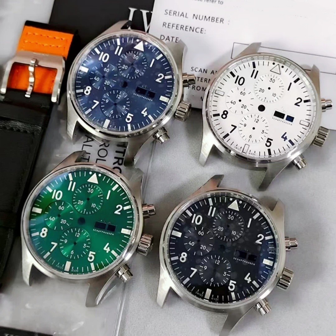 for 7750 DIY 43mm stainless steel kit with dial, strap, and hands suitable