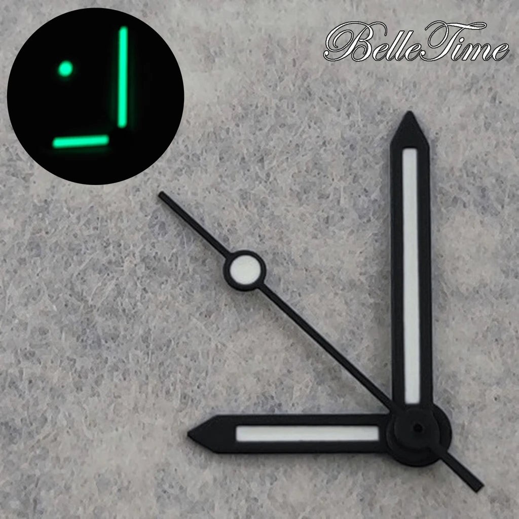 C3 Green Luminous Hands Watch Hands For NH34 NH35 NH36 NH38 7S26 4R35 4R36