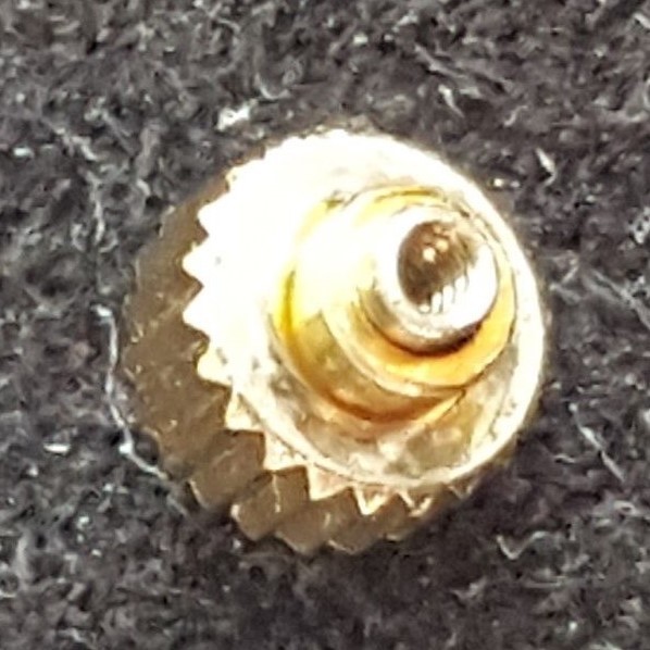 Omega Dustproof Crown With Tiger Eye Cabochon Stone Part Number 22063