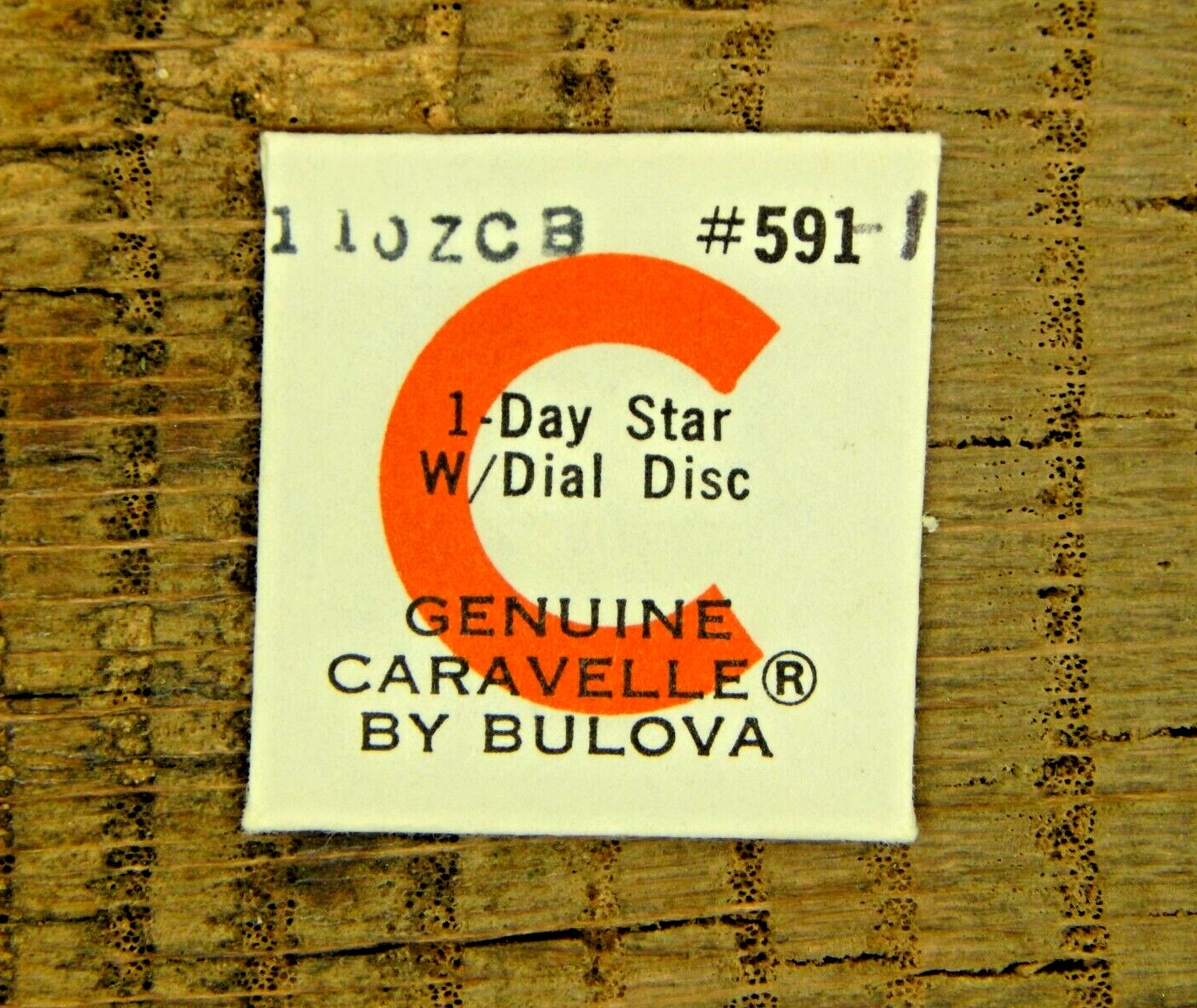 Genuine Caravelle Day Star with Dial Disc 11OZCB 591-1 Watch part NEW OLD STOCK