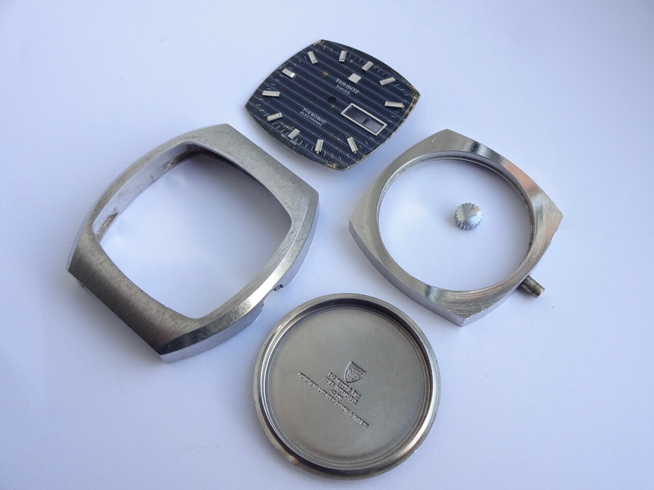 Tissot Steel Case Parts 47.800 for Tissonic 2020 ESA9164 F300 Tuning Fork (848A)