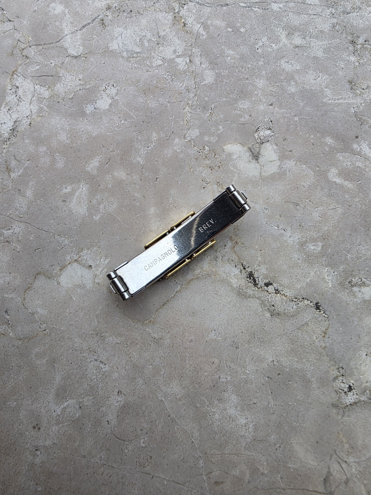 CAMPAGNOLO Vintage Steel Watch Buckle 9mm Deployant Watch Clasp