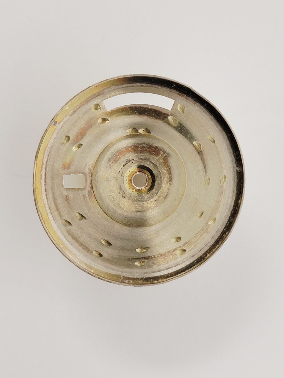 Genuine Factory Rolex Dial Pie-Pan Silver w/ Y Gold Sticks Day-Date 36mm 1803