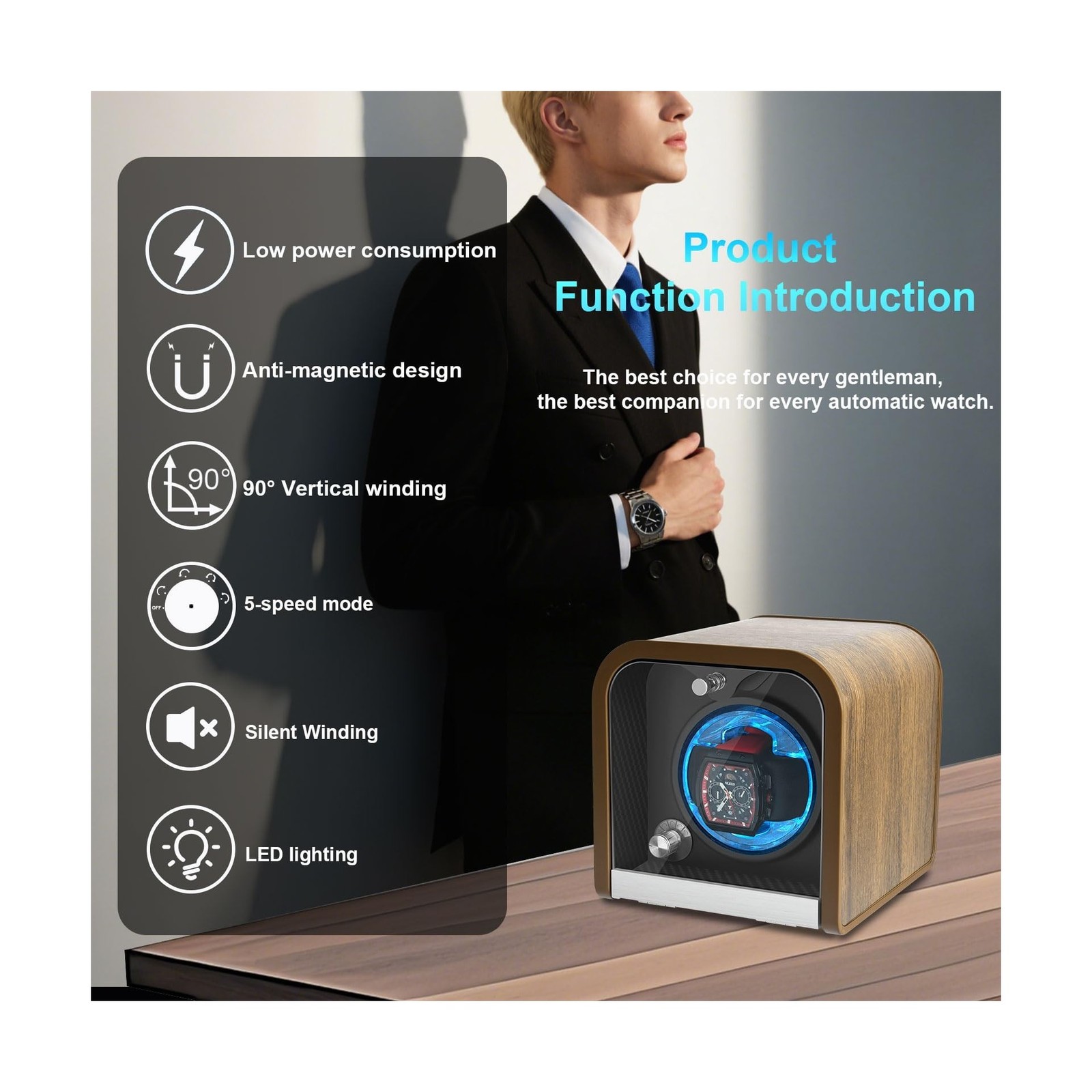 Watch Winder for Automatic Watches, Watch Winders 1/2/4/8 Slot for … Fast Ship