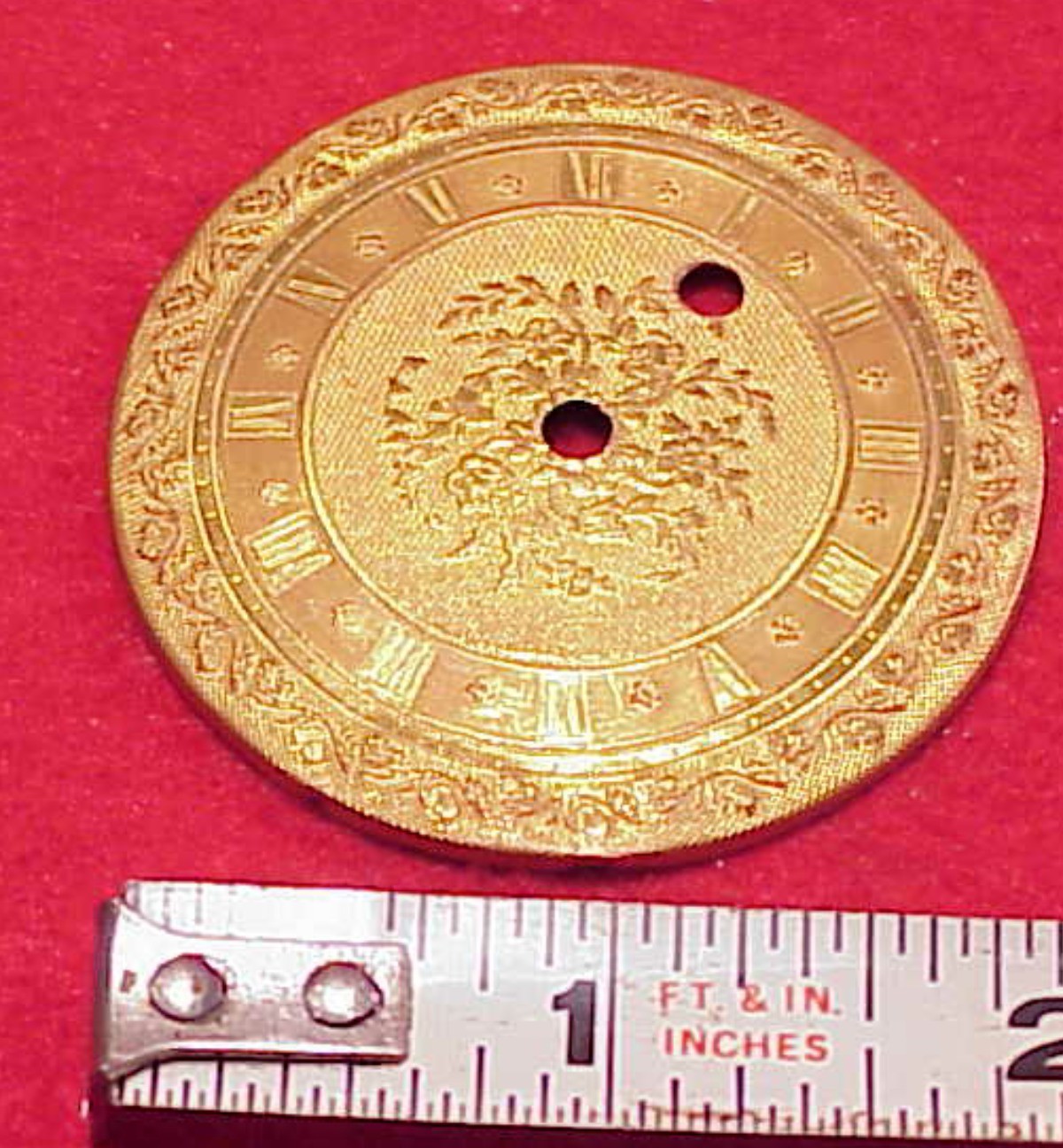 VINTAGE LARGE 50MM VERGE FUSEE REPOUSSE DIAL SNAP ON POCKET WATCH SCARCE