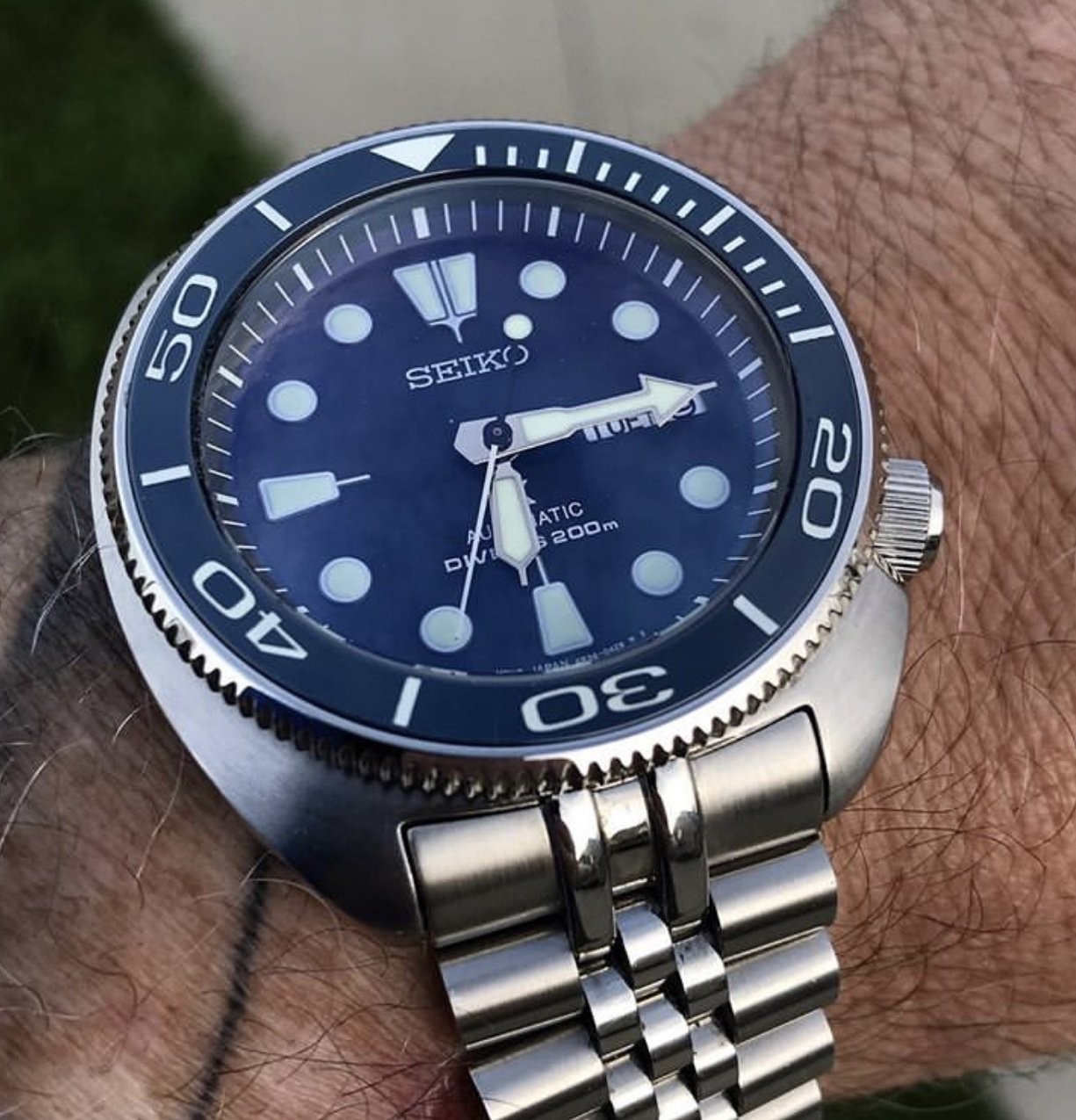 Watch Crystal Only for SRP Turtle Double Dome Sapphire Crystal – CT057