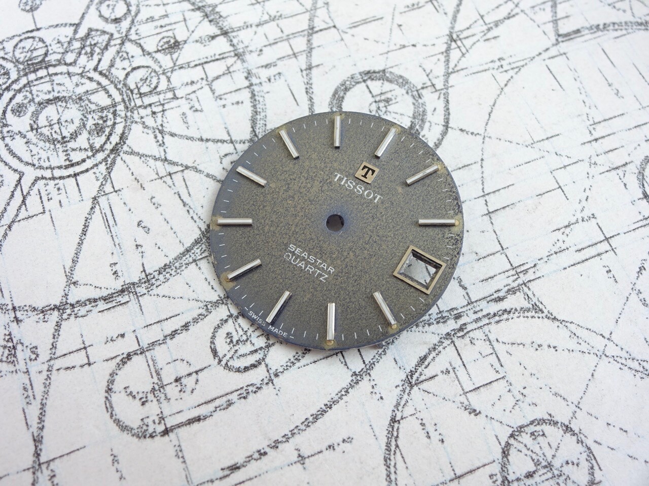 Tissot Seastar Quartz Watch Dial (ref 925B)