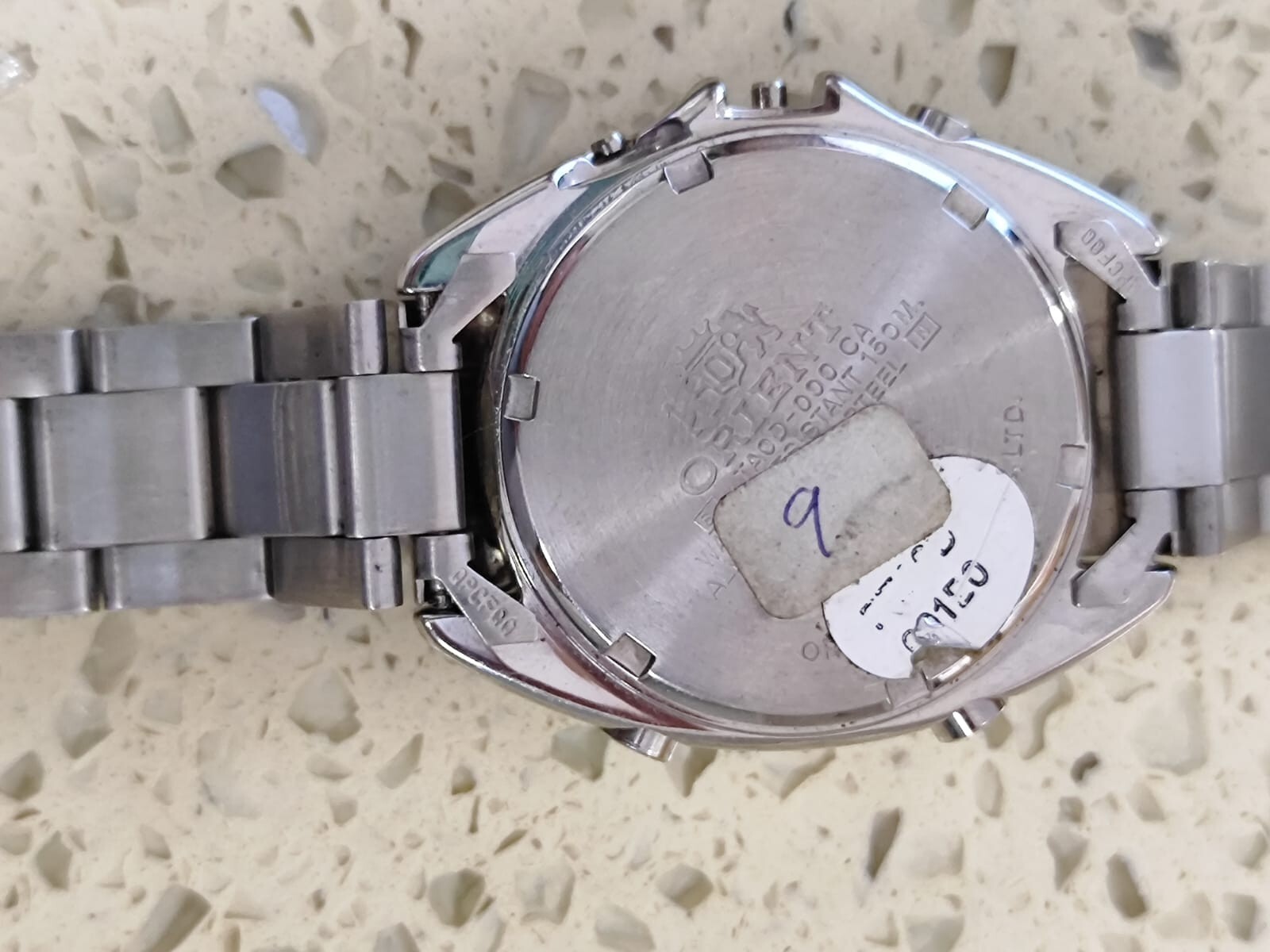 Orient TD0D-000 Chronograph 150m Diver Parts CASE & The bracelet & Dial NOS