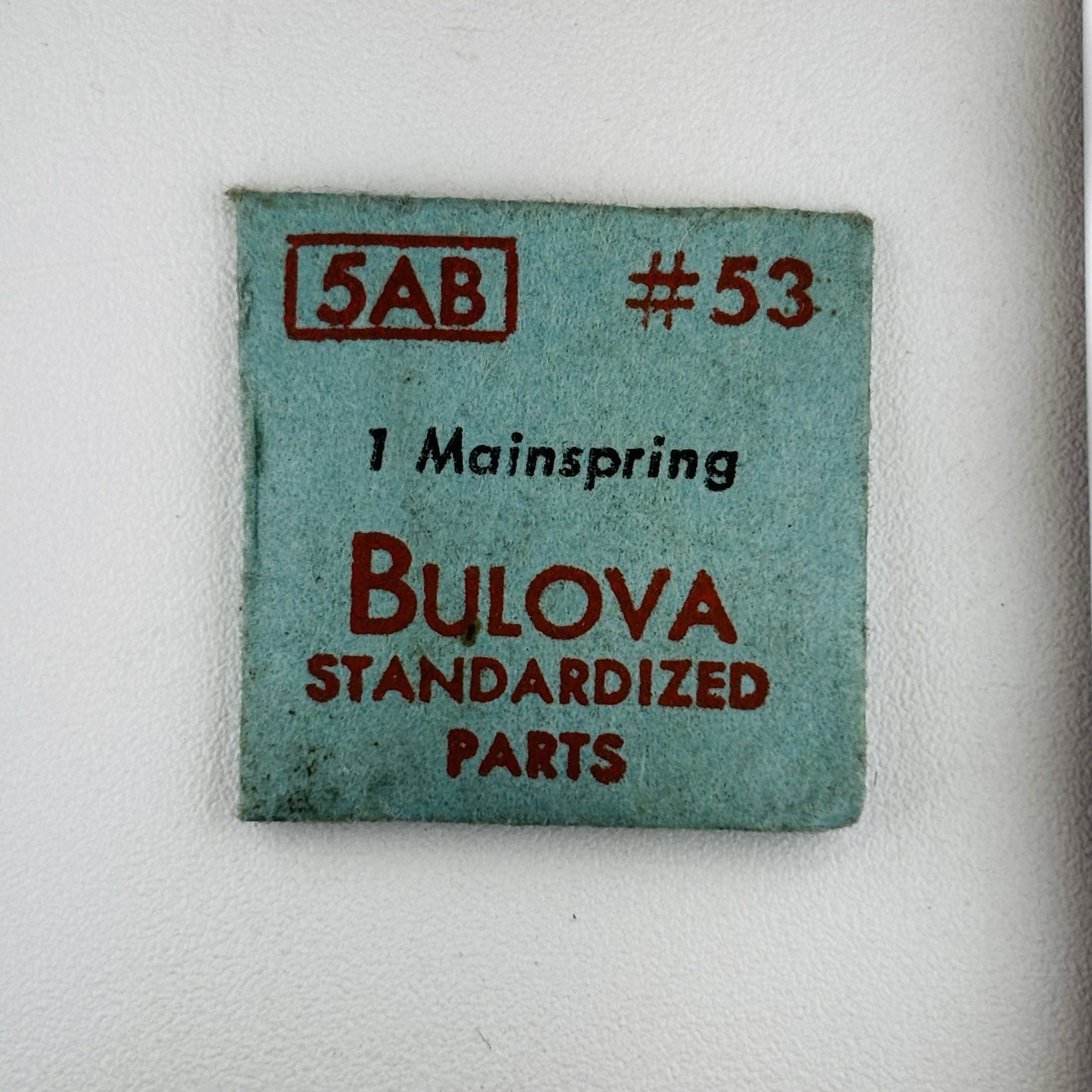 Bulova 5AB MAINSPRING Watch Part #53