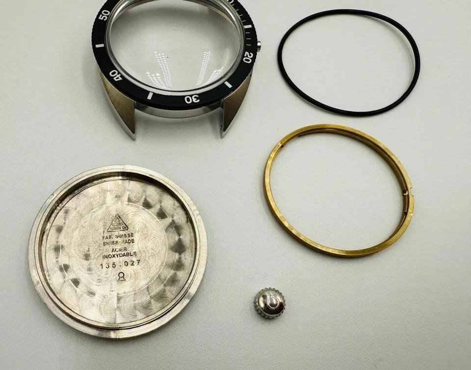 Rare Omega Seamaster 120m S/steel Divers Men Watch Case Kit Fits Cal.552/565/563