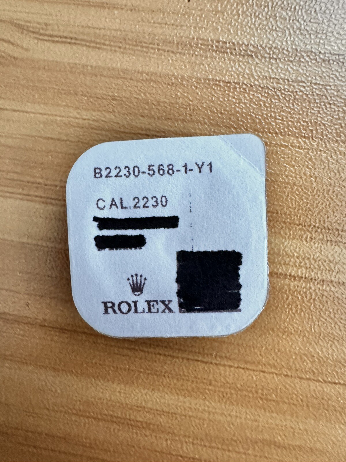 Genuine Rolex 2230-568 2235, 2236, 2232, 2231, 2230 Rotor Axle New/sealed