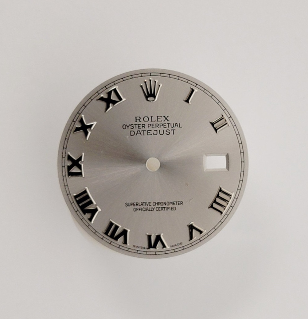 Genuine Rolex Dial Silver Roman 36mm Datejust 16014, 16240, 116200, 116234