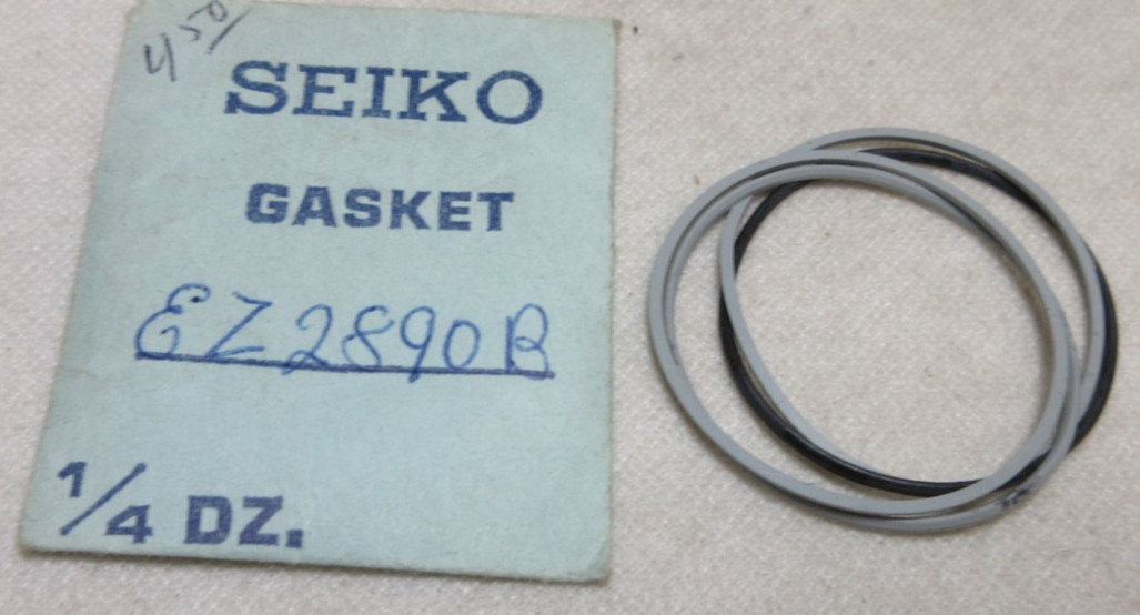 4 SEIKO WATCH GASKET EZ2890B WATCHMAKER REPLACEMENT PARTS #237
