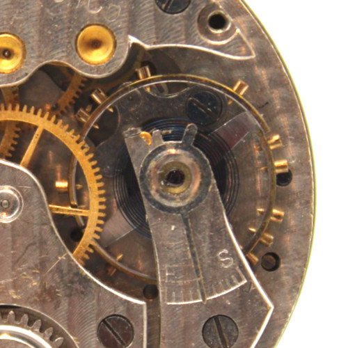 1910 NEW YORK STANDARD POCKET WATCH MOVEMENT BF024918 GRADE 171 12s 7j (KF)