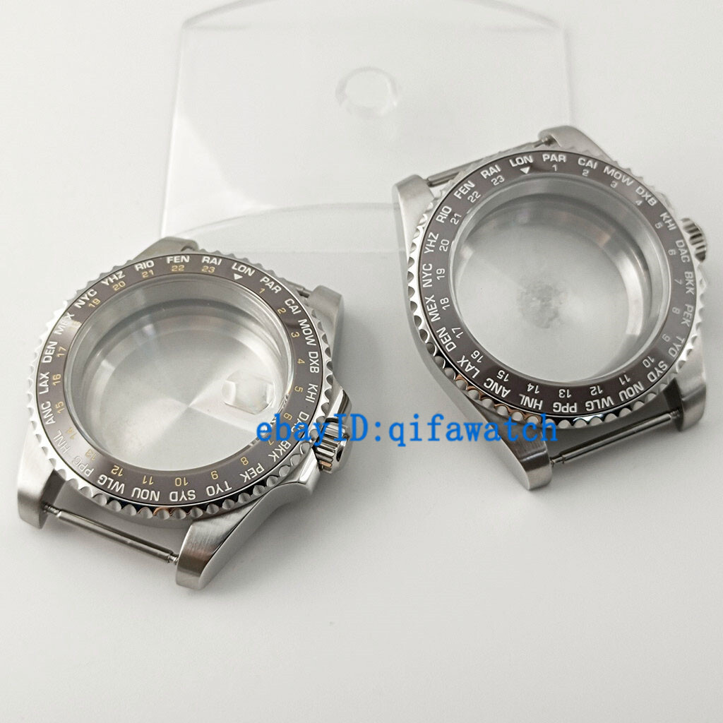 40mm Watch Case Ceramic Bezel Sapphire Fit NH34 NH35 NH36 ETA 2824 MIYOTA 8215