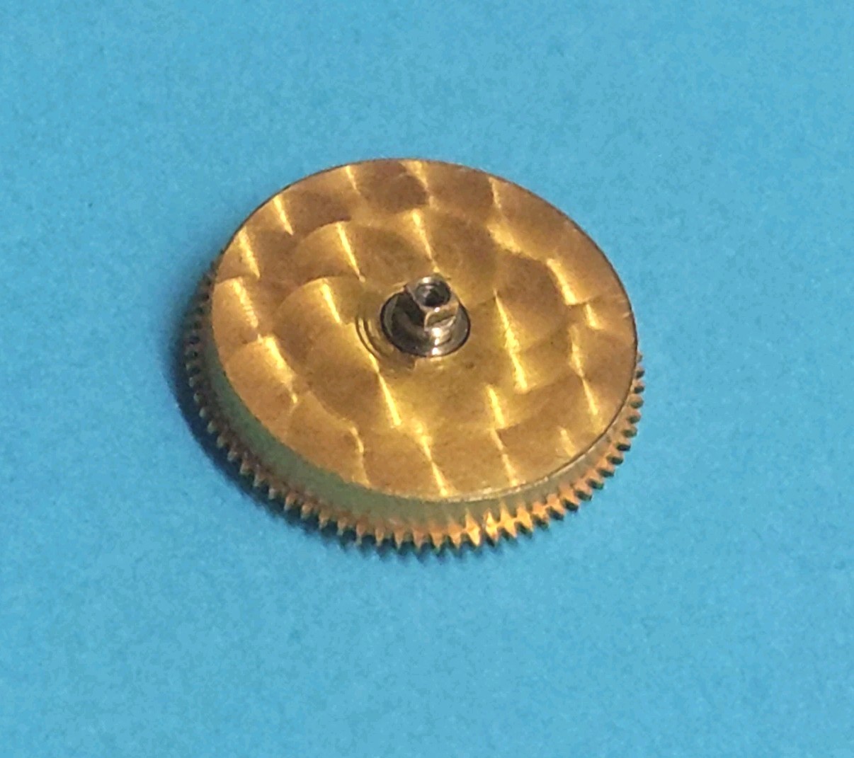 Movado Calibre #431 Winding Barrel & Bridge Complete W/Arbor & Intact MainSpring