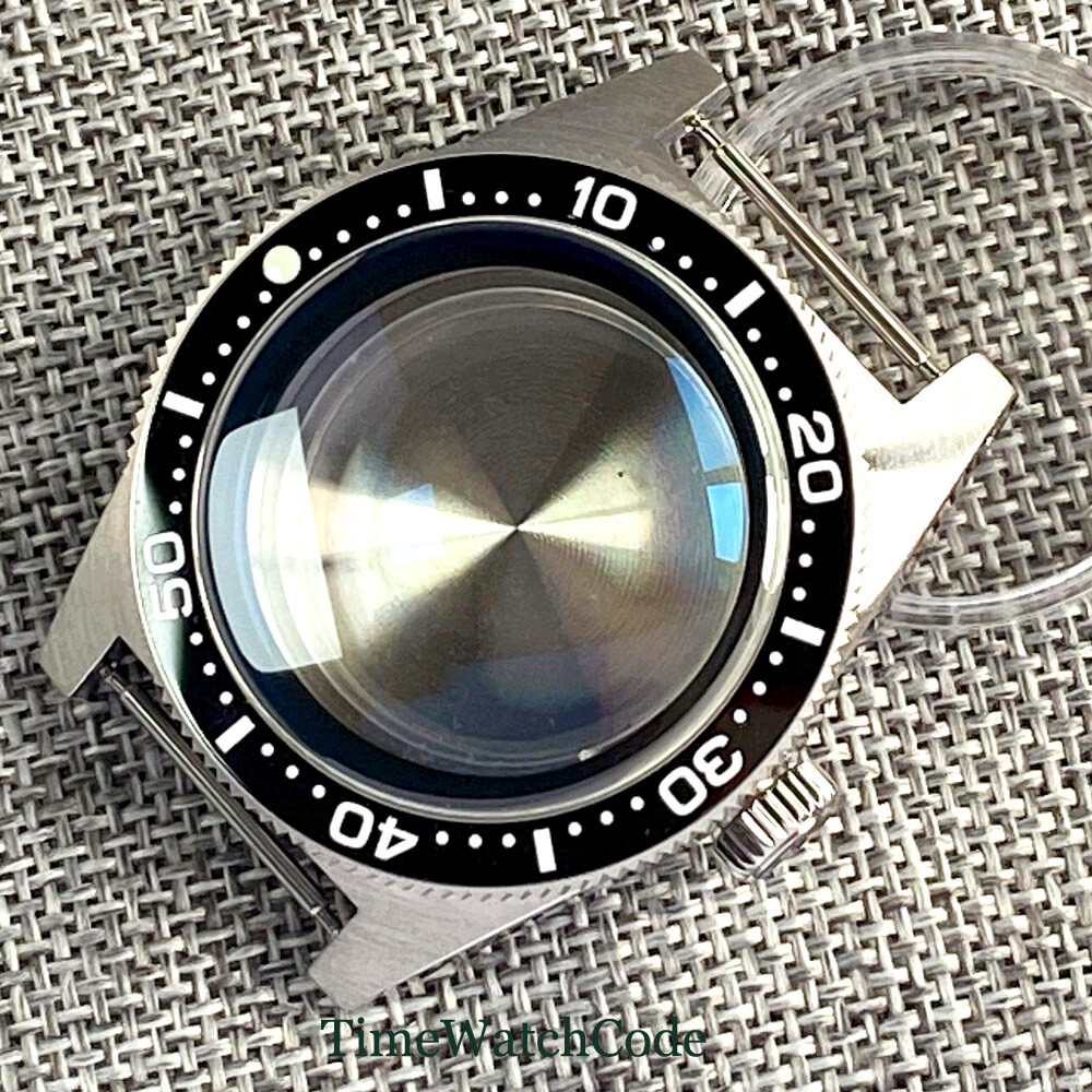41mm 300m Diving Watch Case Fit NH35A ETA2824 PT5000 Flat/Domed Sapphire Crystal