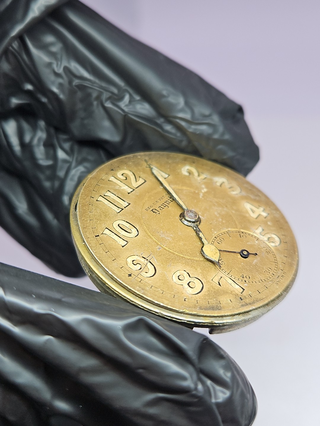 Barclay Daynite Juillard 7j Pocket Watch Movement 41.65mm – Parts/Repair