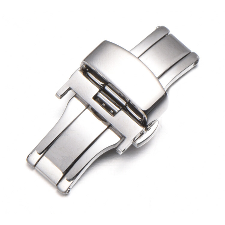 Deployment Buckle Clasp for Watch Push Button Silver Gold Rose 16mm 18mm 20mm