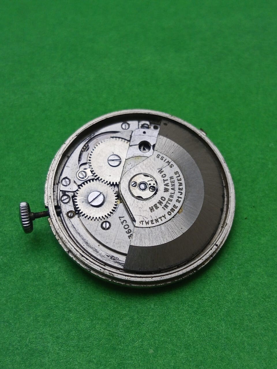 cal. 1700/01 Automatic 21 jewels Watch Movement Working Condition For Parts