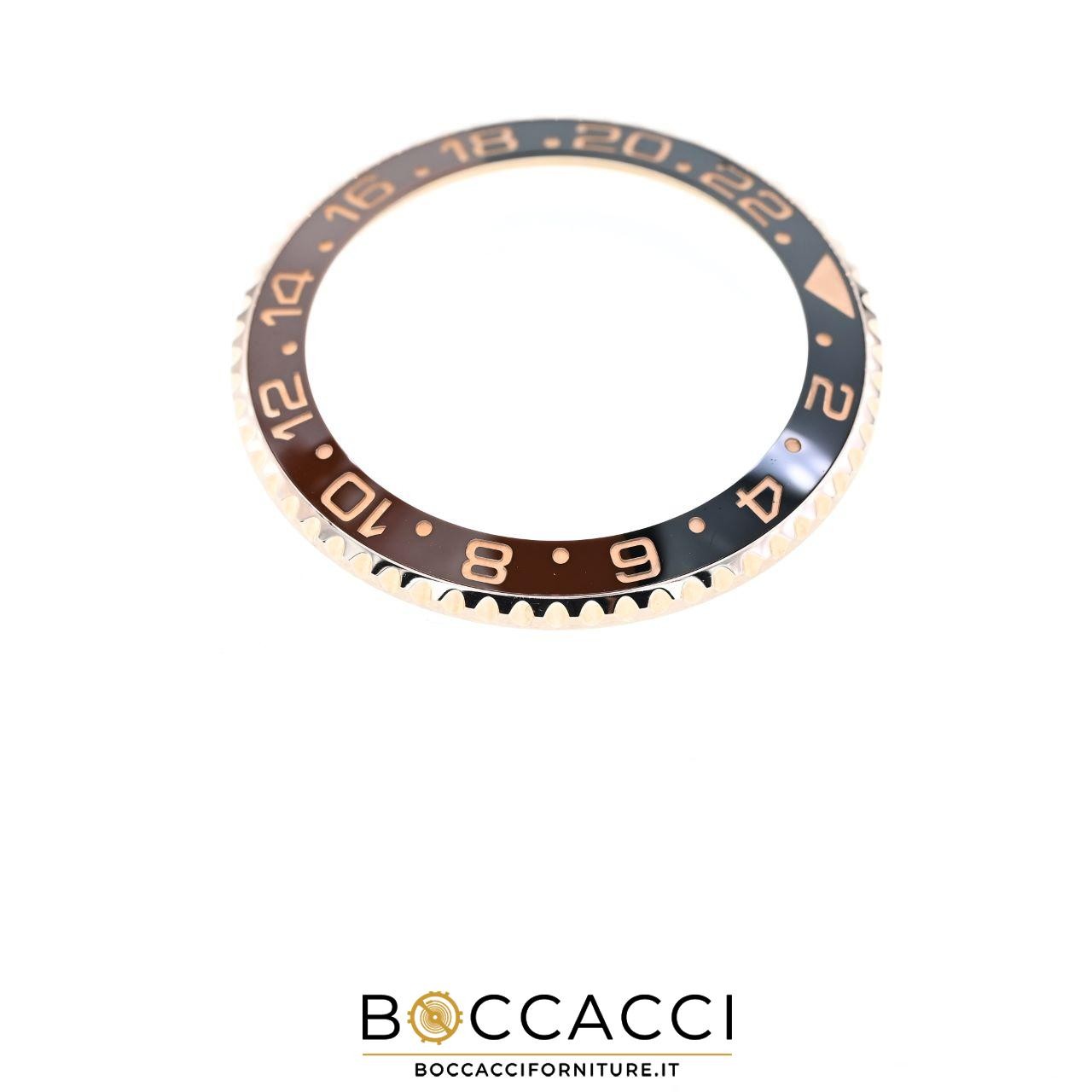 ROLEX Complete Rose Gold Bezel for Gmt-Master 2 Rootbeer 126715 (New) (EXCELL…