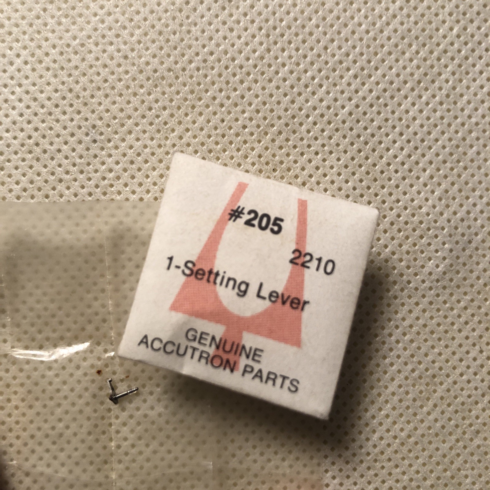 NOS Accutron 2180 #205 Setting Lever Open Package