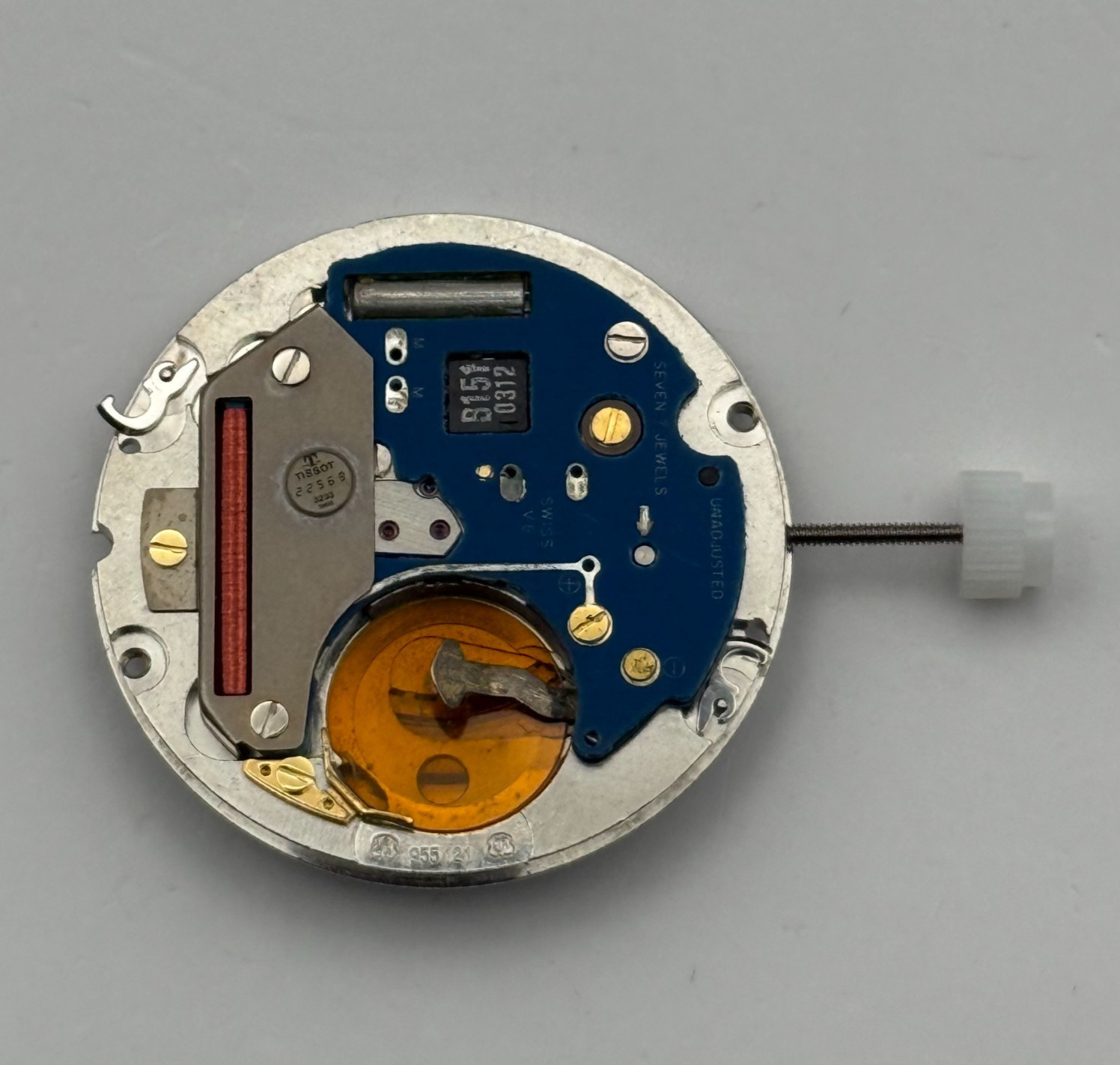 ETA 955.121 Watch Movement – Tissot 3233 Quartz Day Date For Spare Parts 26.2mm