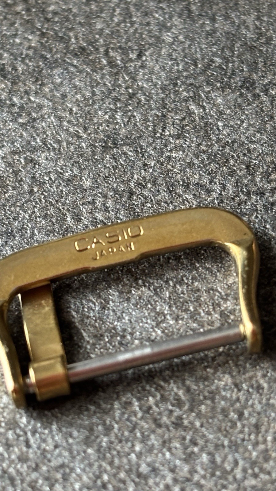Casio Buckle 18mm Vintage Gold Steel Gold Buckle Original