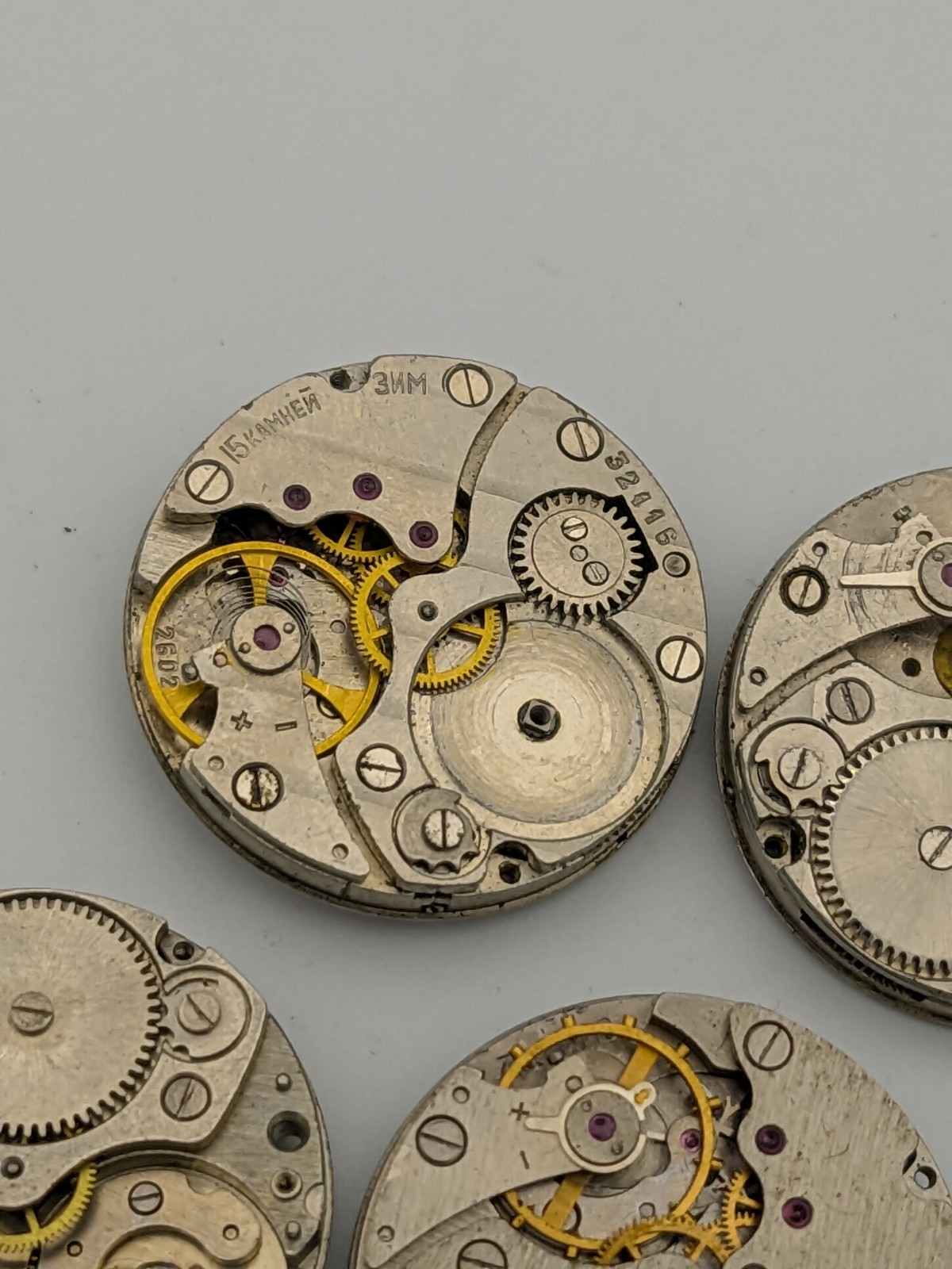 ZiM Pobeda 2602 Movement Soviet USSR For Parts Or Repairs
