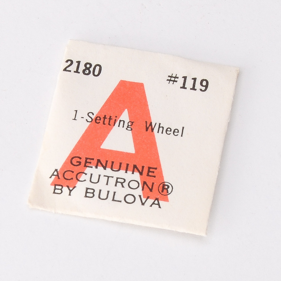 NEW OLD STOCK BULOVA ACCUTRON 2180 SETTING WHEEL WATCH PART #119