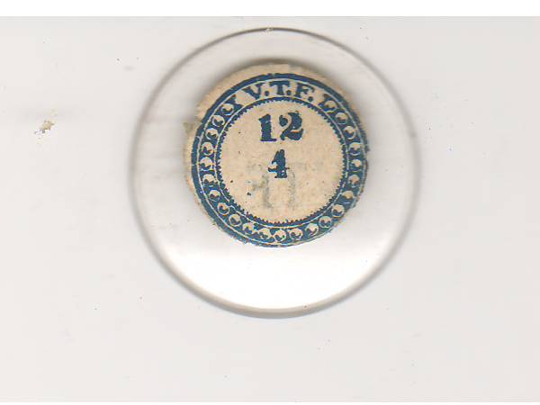 Vintage NOS Glass Crystal for Open Face Pocket Watch Case 12 Ligne