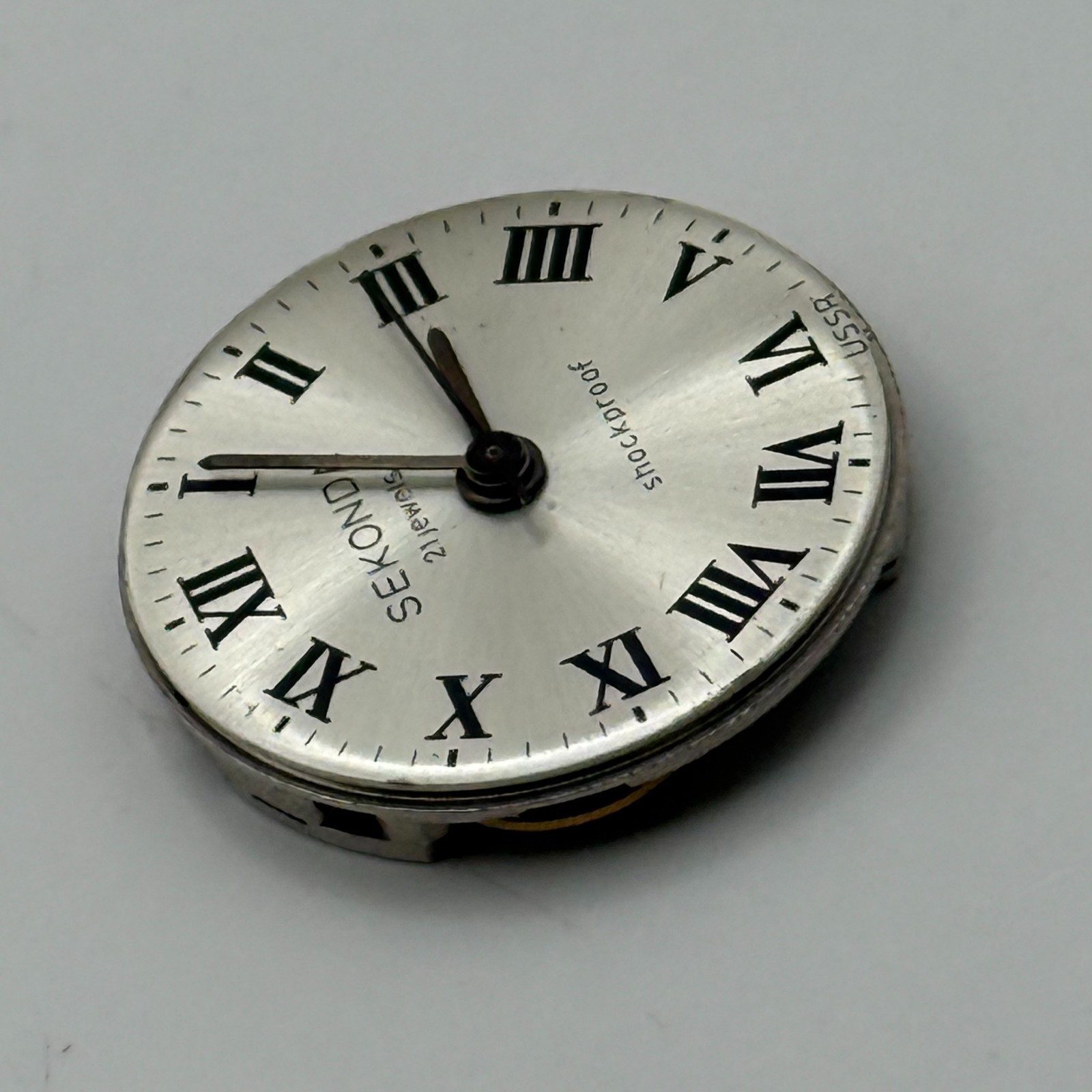 Sekonda Watch Movement 21 Jewels Shockproof Manual Wind Parts Repair 19.9mm