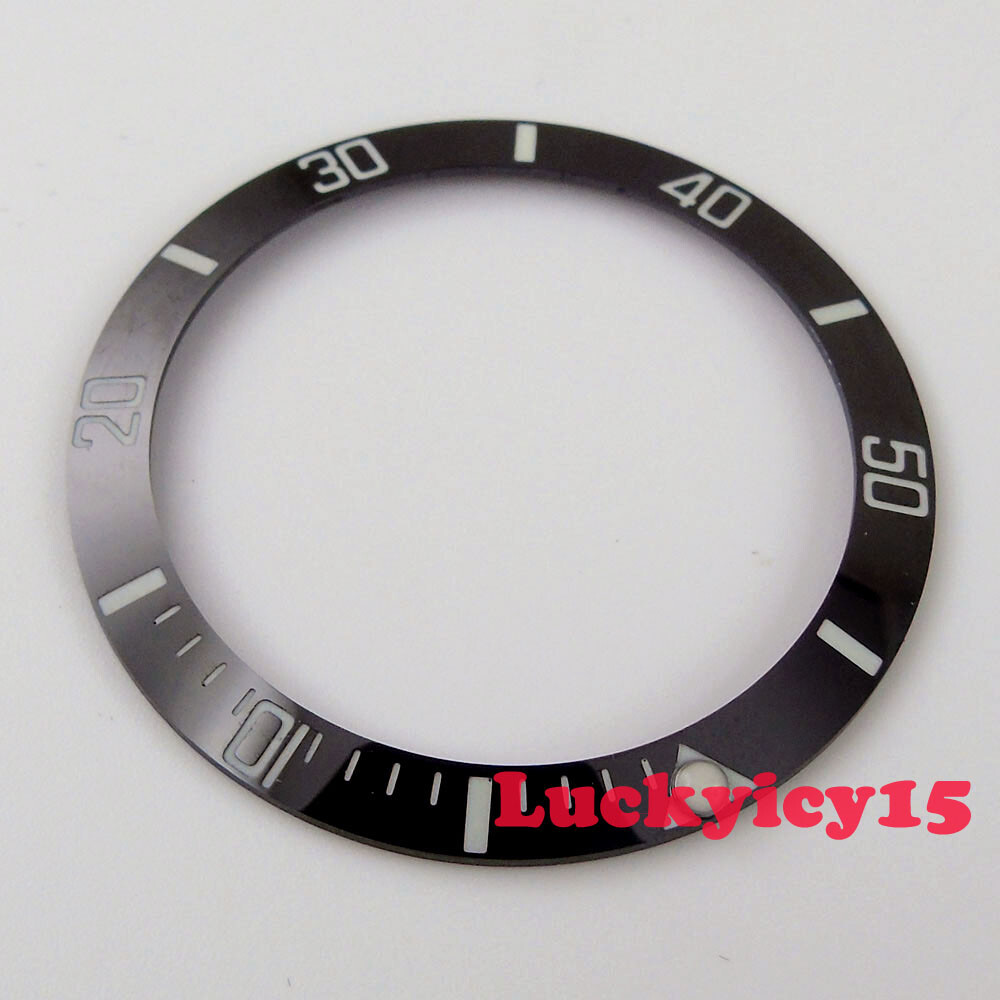 38mm super luminous ceramic bezel insert fit for 40mm PARNIS men’s watch case