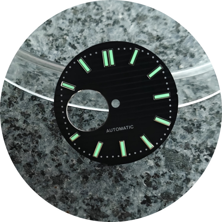 NH38 dial 29.8mm skeletonized coffee green lume fit NH35-NH38-NH36-NH70 movement