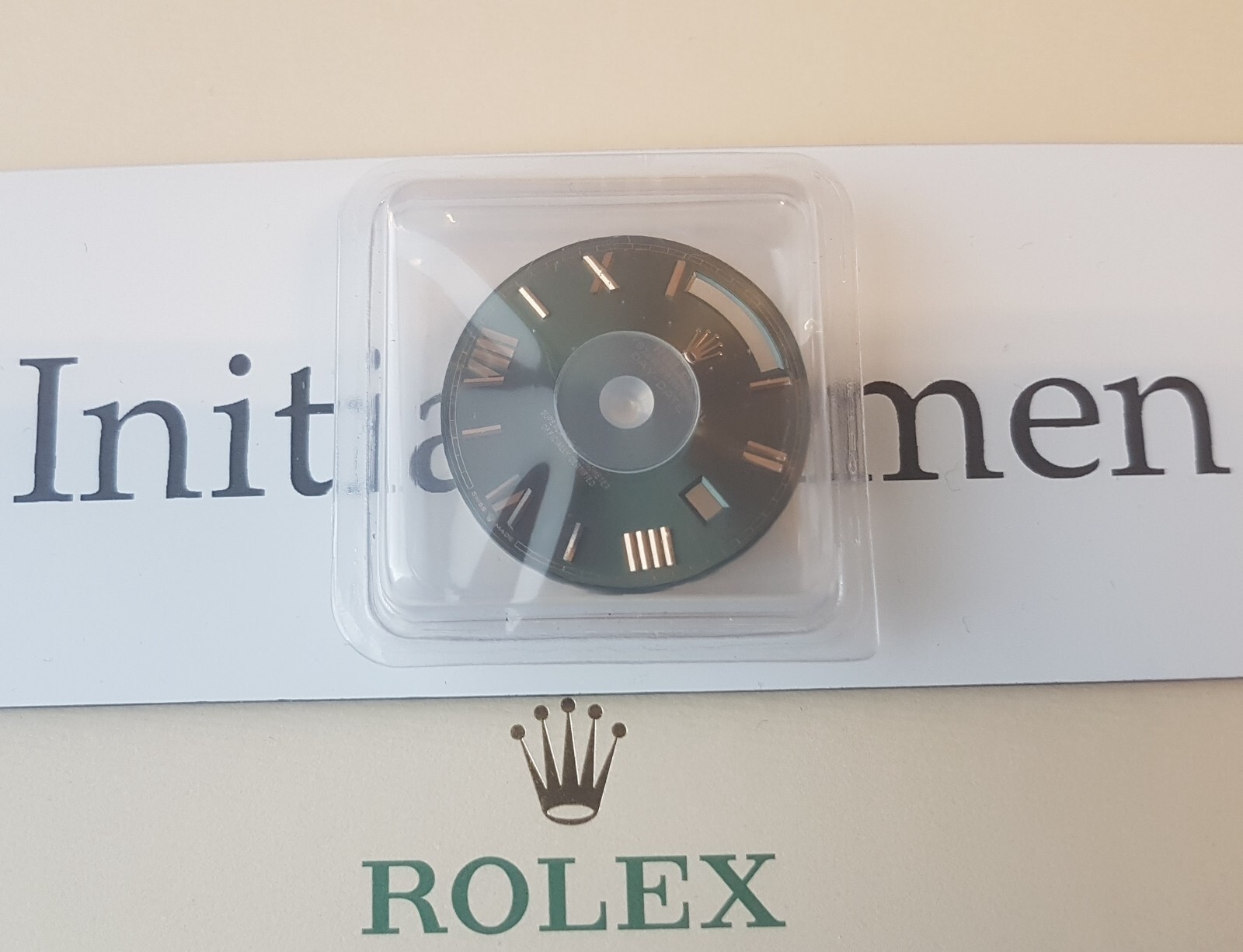 Rolex Day-Date 40 GREEN ROMAN everose gold DIAL for 228235 daydate 60th annivers