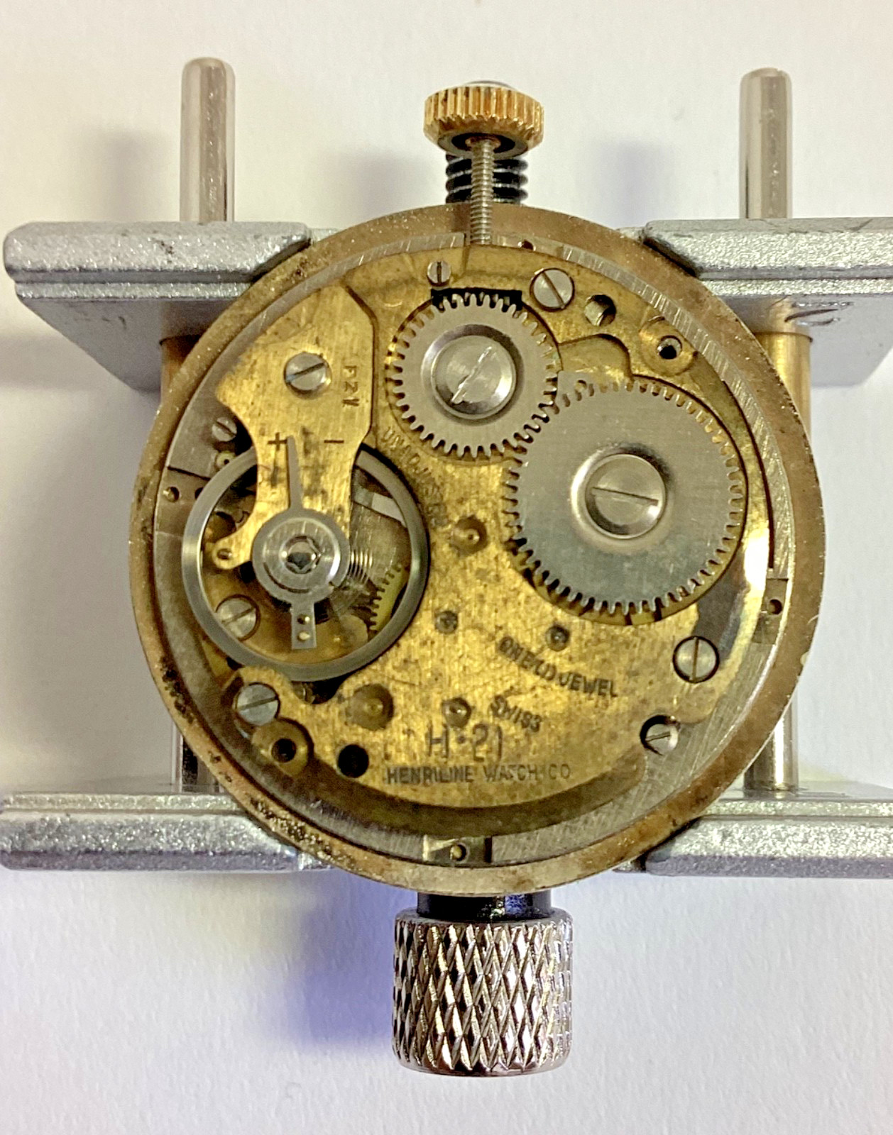 Lot Carlisle Henriline Watch Co Ebosa 65 Running Swiss Spare Parts Repair READ
