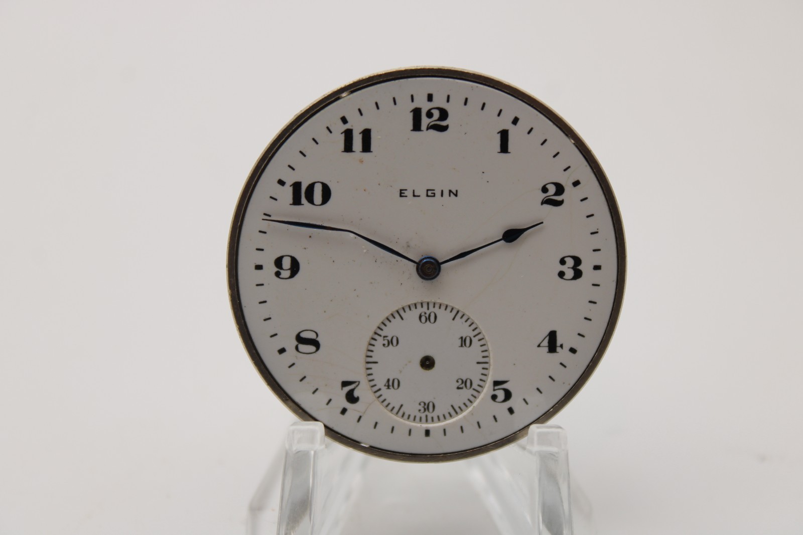 1917 ELGIN POCKET WATCH MOVEMENT 19625919 GRADE 303 12s 7j (FE3)
