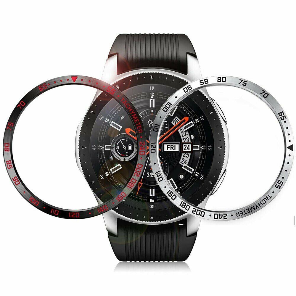 For Samsung Galaxy Watch 46mm Bezel Ring Styling Frame Case Cover Protection