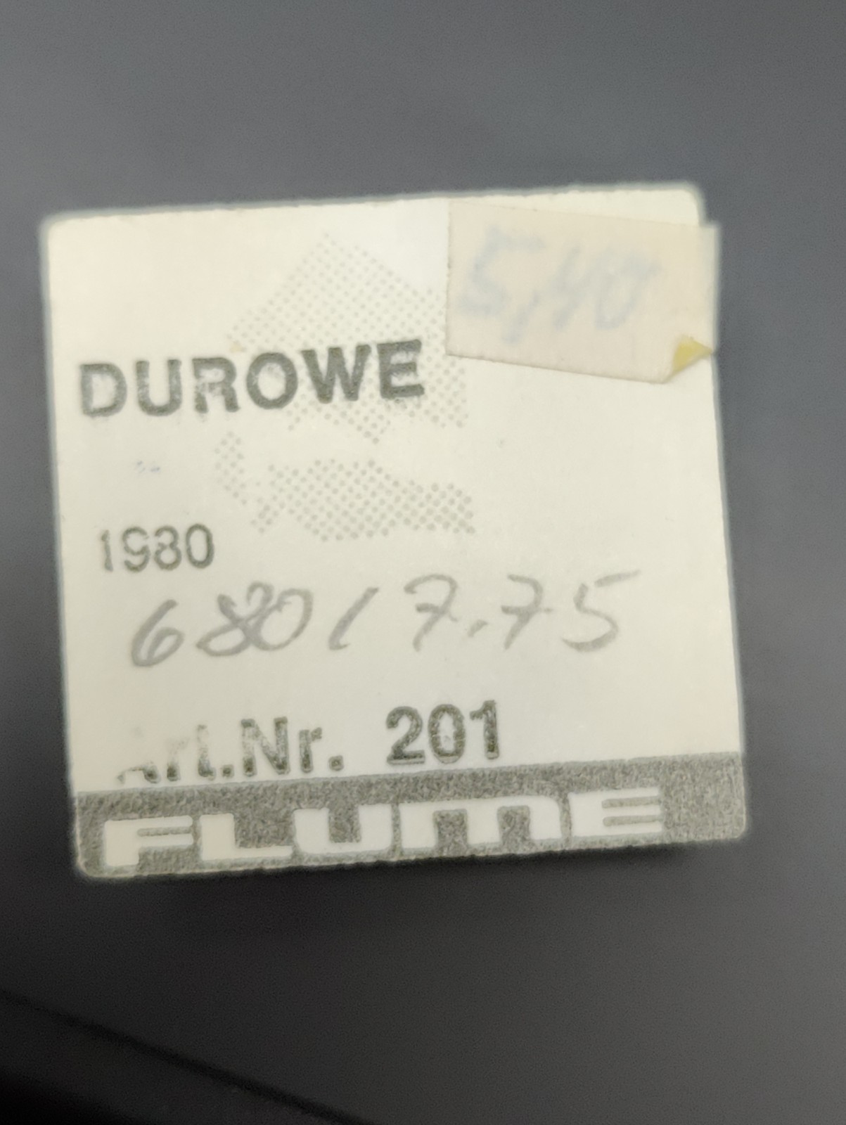 NOS Durowe Cal. 1980 – A. Schild Cal. 1977-5 Part 201 Center Wheel