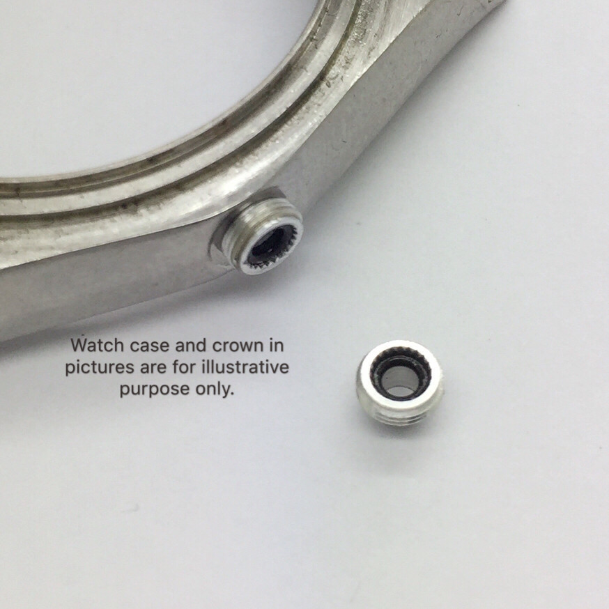 Case Crown Tube with Gasket for Rolex 5.3mm crown, 6694 Oysterdate 6424, 6444
